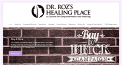 Desktop Screenshot of drrozshealingplace.com
